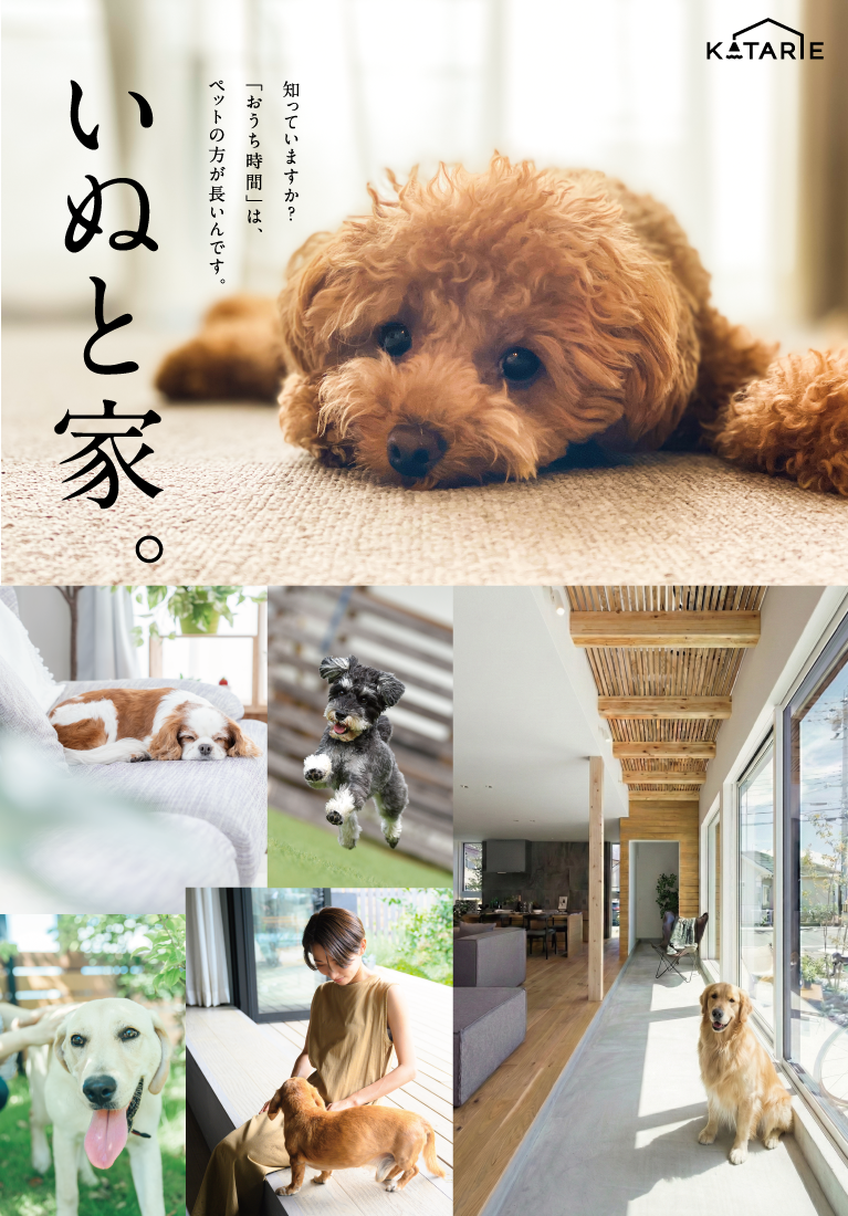 KATARIE-カタリエ-展示場　神戸新聞ハウジングセンター加古川会場　ペットファーストの家づくり相談会　メインビジュアル
