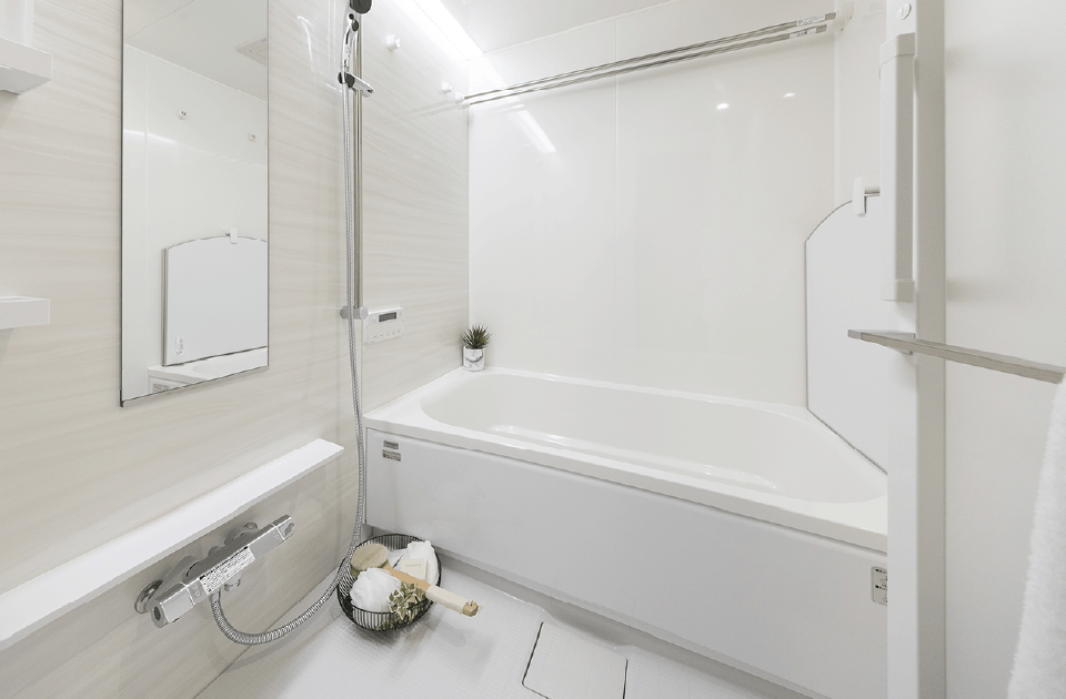 JR「東加古川」駅徒歩3分 リベール東加古川駅前通り ここ見て！ポイント　広々としたバスルーム