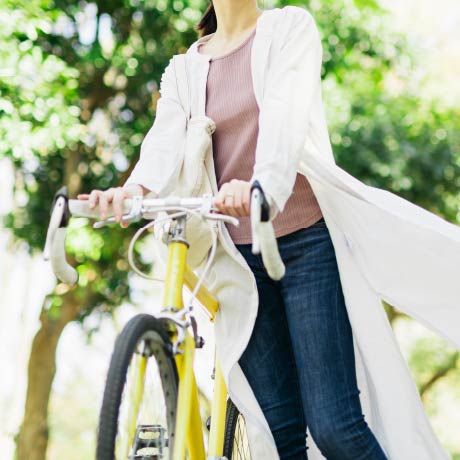 建物内の駐輪スペース