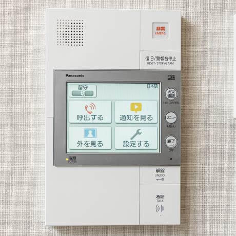 録画機能付きインターホン