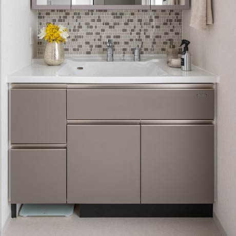 洗面ボウル下収納