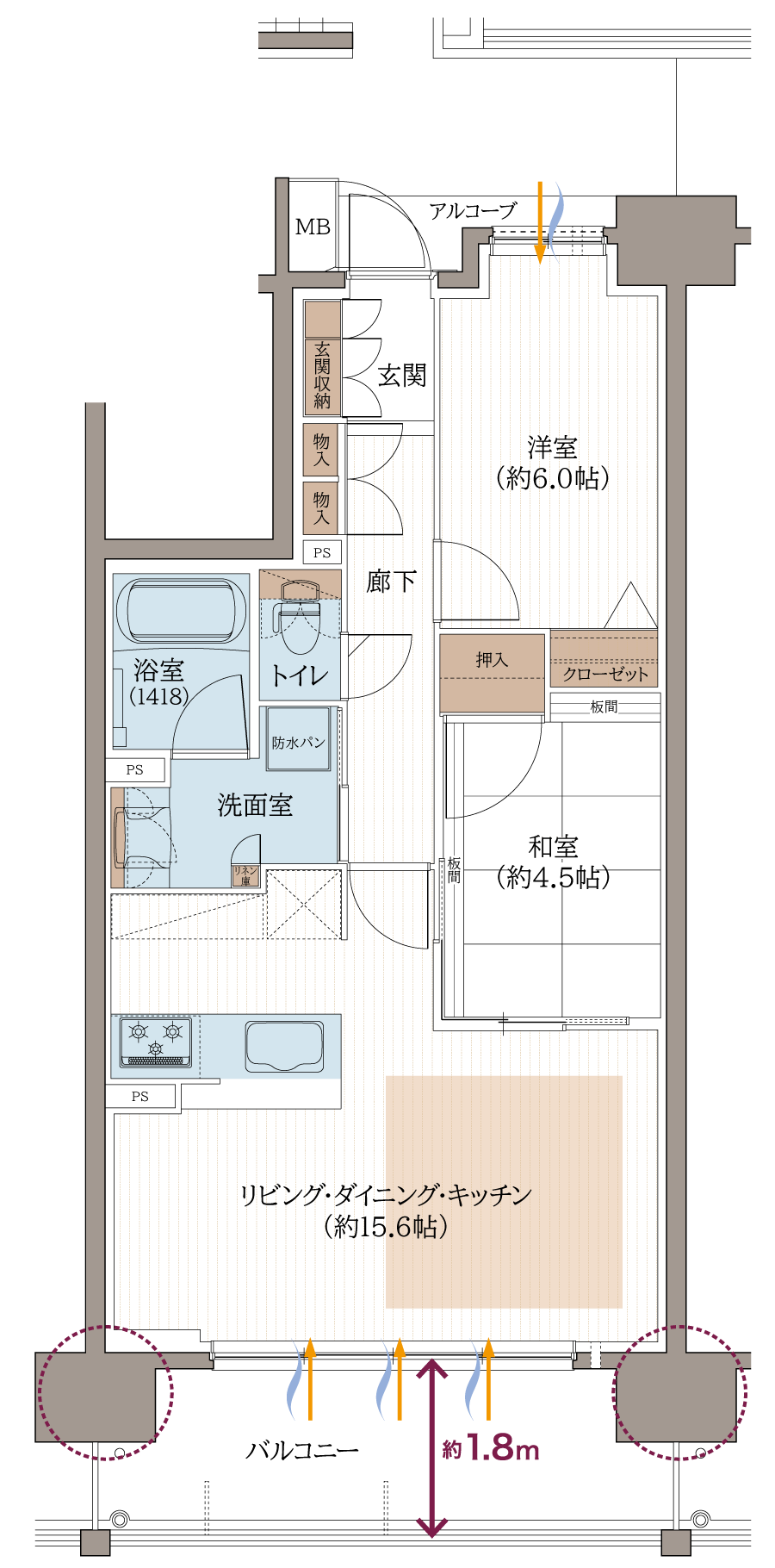 Btype間取図
