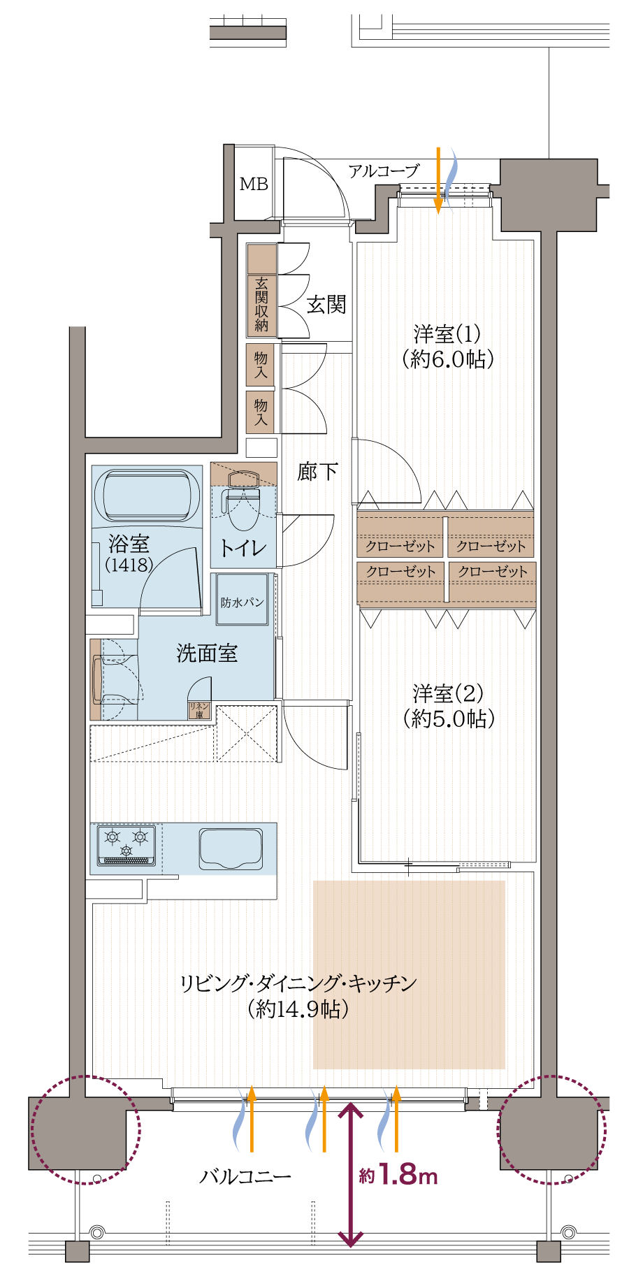 Btype間取図