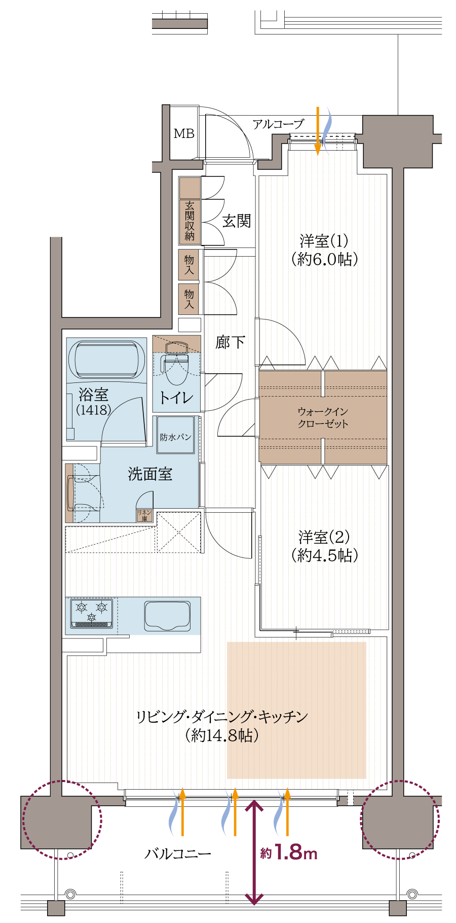 Btype間取図