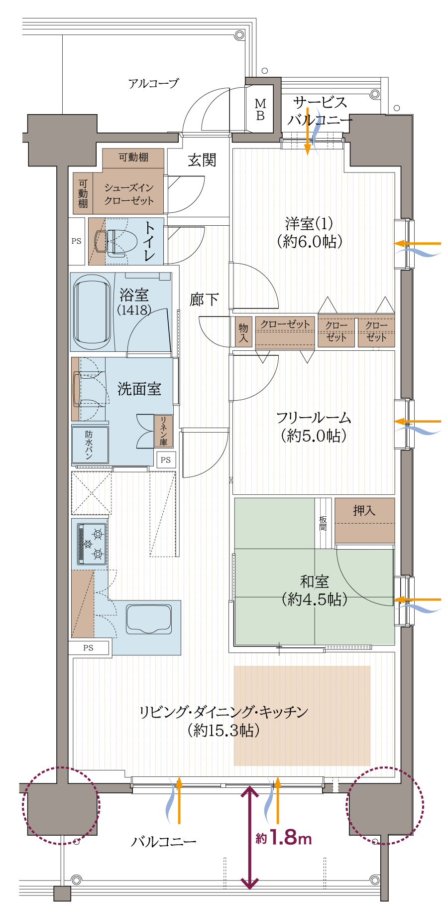 Ctype間取図