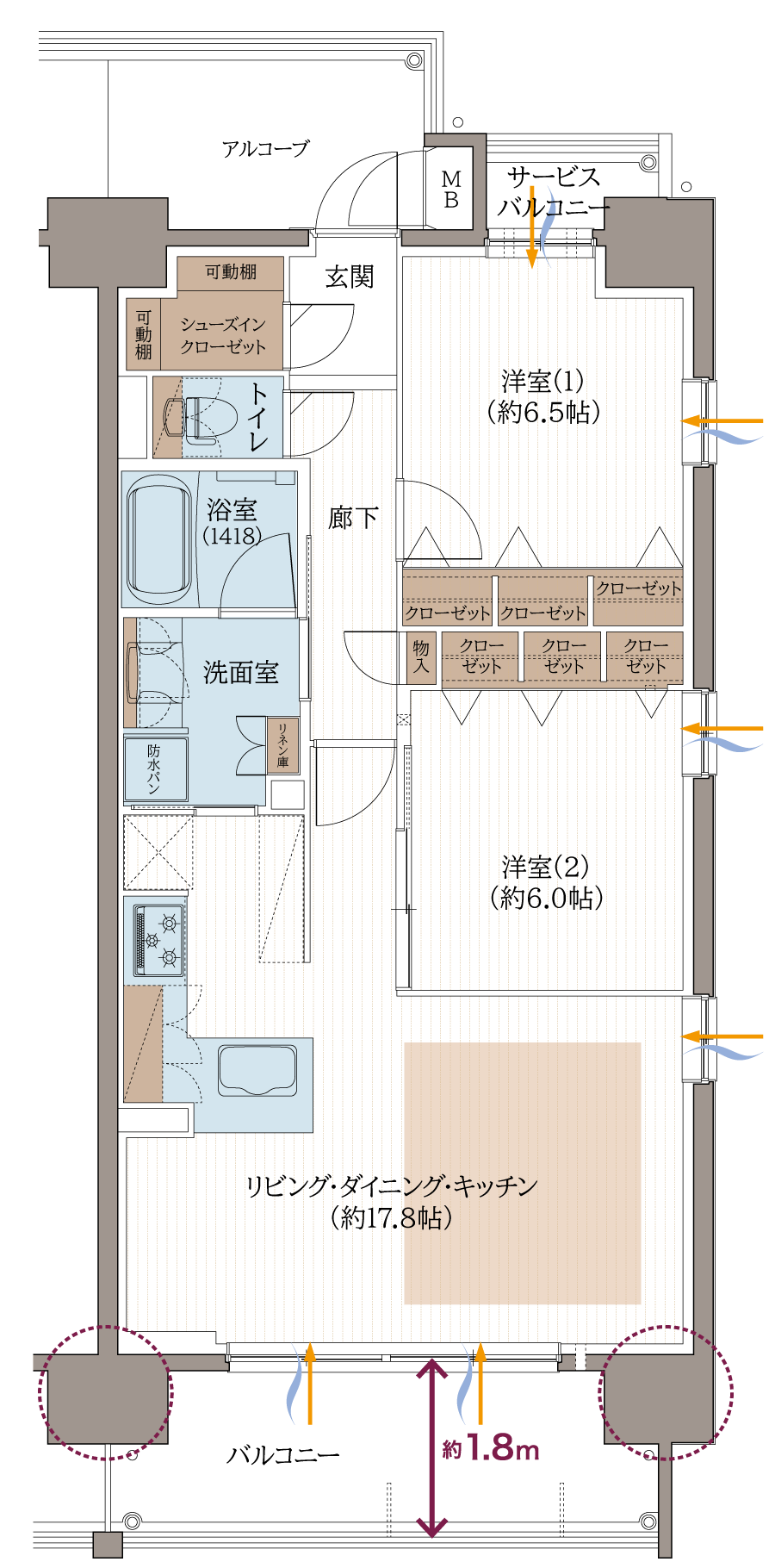Ctype間取図