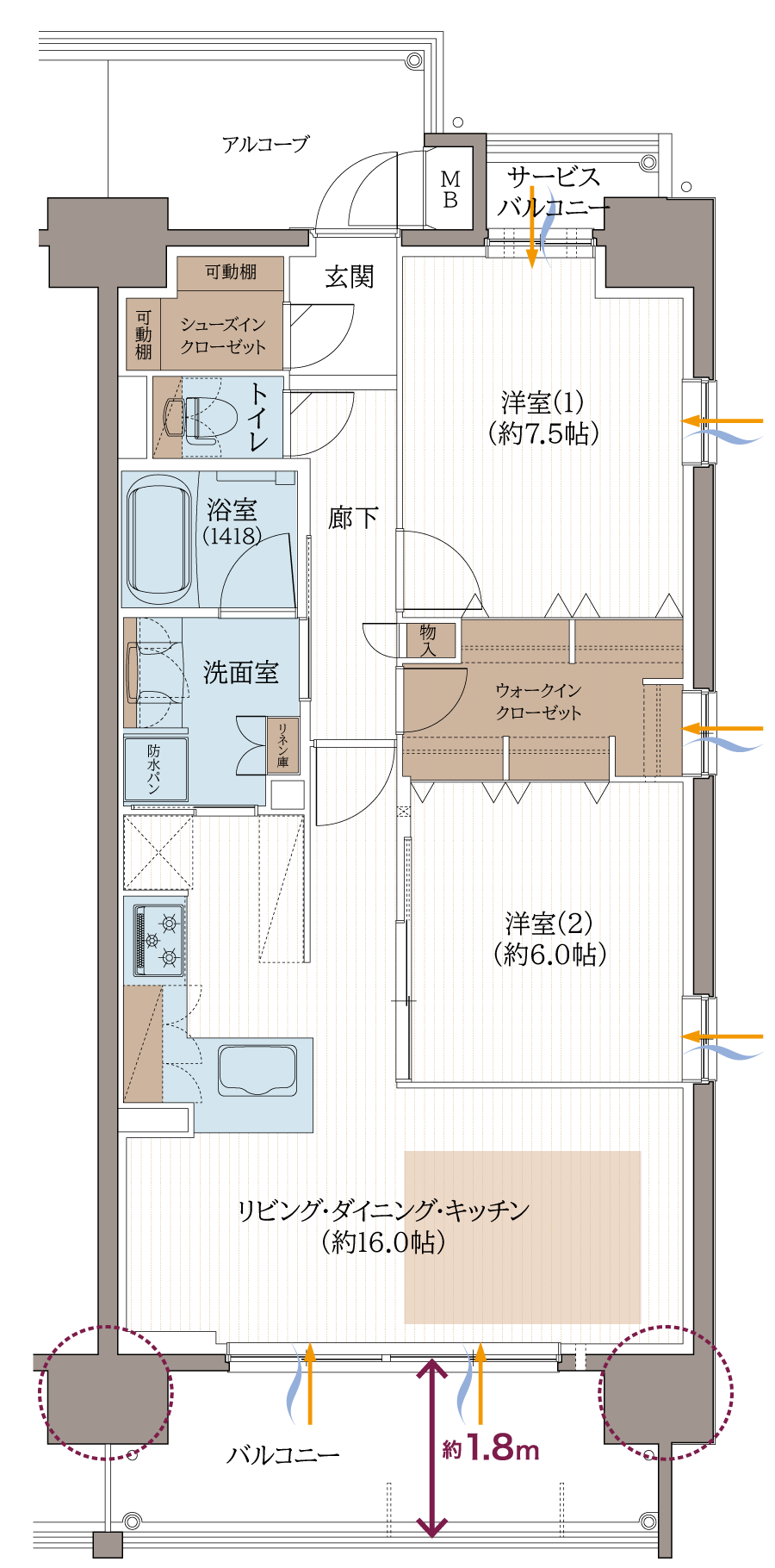 Ctype間取図