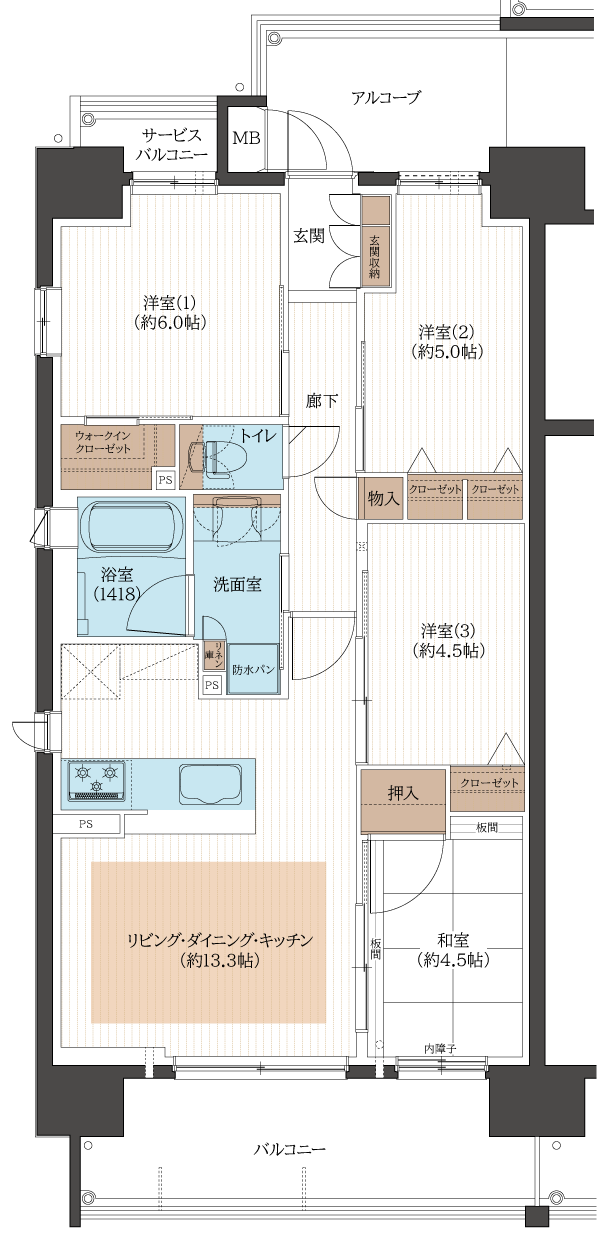 基本プラン間取図