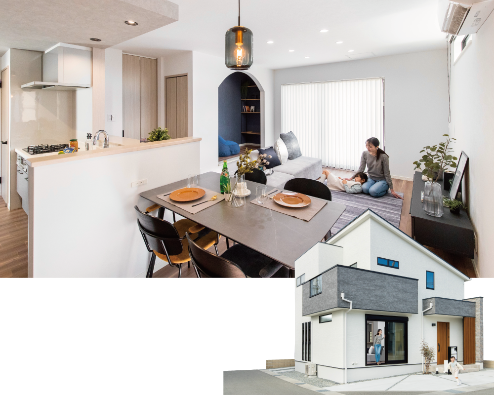 モデルハウス特集　街かど住宅展示場　ストークビレッジ播磨町大中2号地モデルハウス　SHOWA GROUP（ショウワグループ）株式会社・昭和住宅　LDK