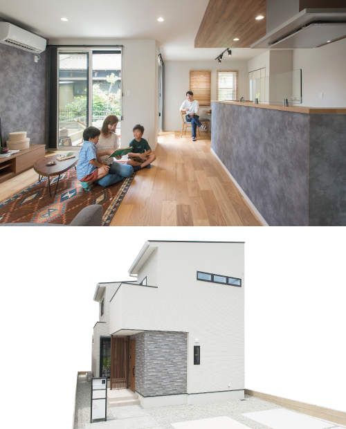モデルハウス特集　ストークガーデン新野辺北町パークサイド1号地モデルハウス　SHOWA GROUP（ショウワグループ）株式会社・昭和住宅　LDK