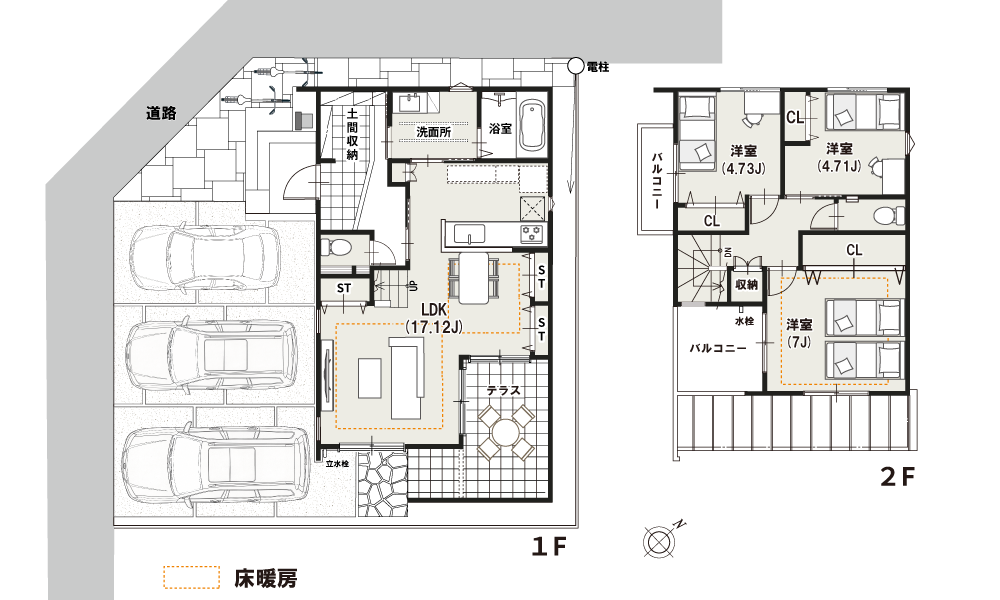 ストークビレッジ加古川センターコート40号地モデルハウス　SHOWA GROUP（ショウワグループ）株式会社・昭和住宅 間取りプラン