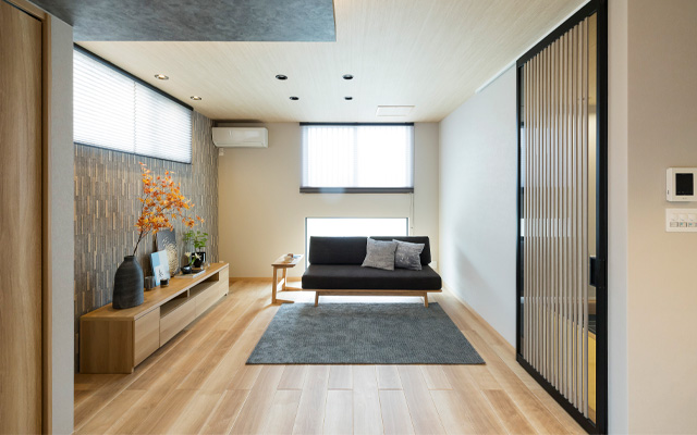 旋律を奏でるような心地よい邸宅の画像